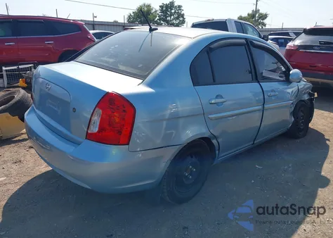 2009 Hyundai Accent Gls from USA, damaged, VIN KMHCN46C59U293810